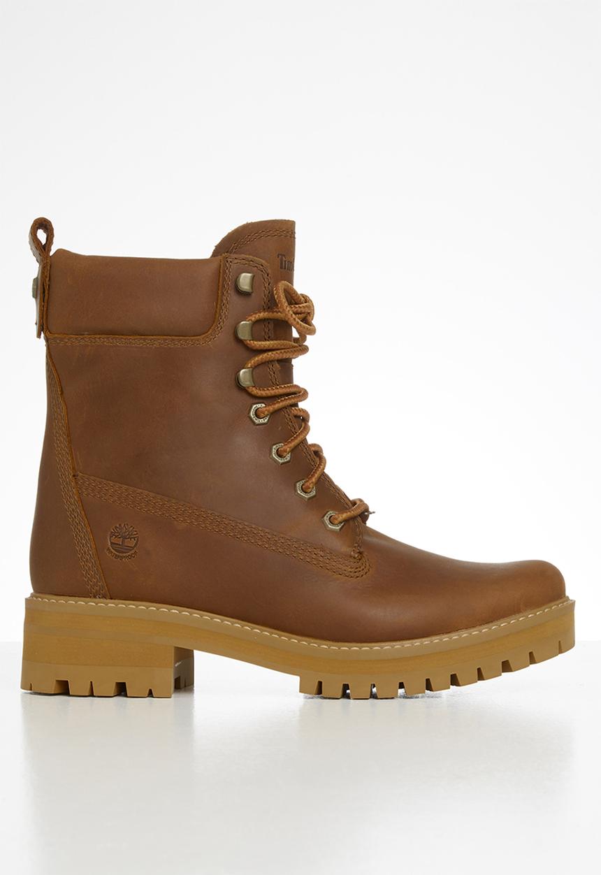 Timberland - Courmayeur valley yellow boot ek+ w - brown