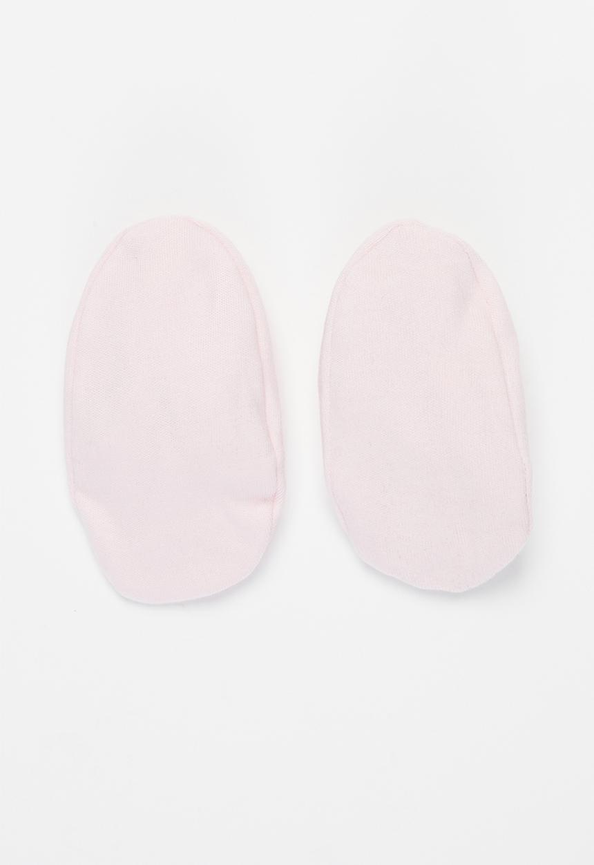 Little Lumps - Shoes ribbed - pink