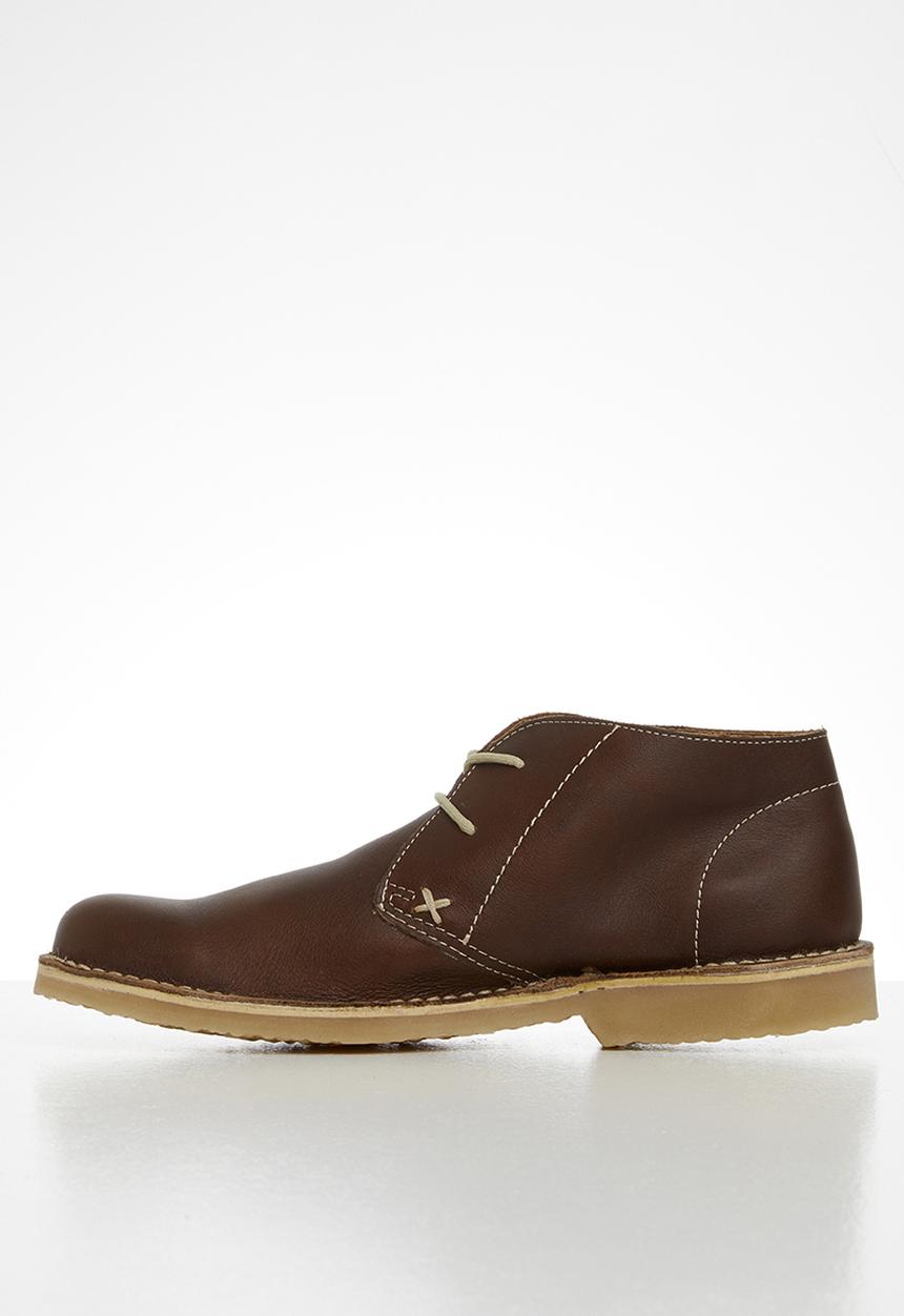 Grasshoppers - Hudson leather duke - mid brown