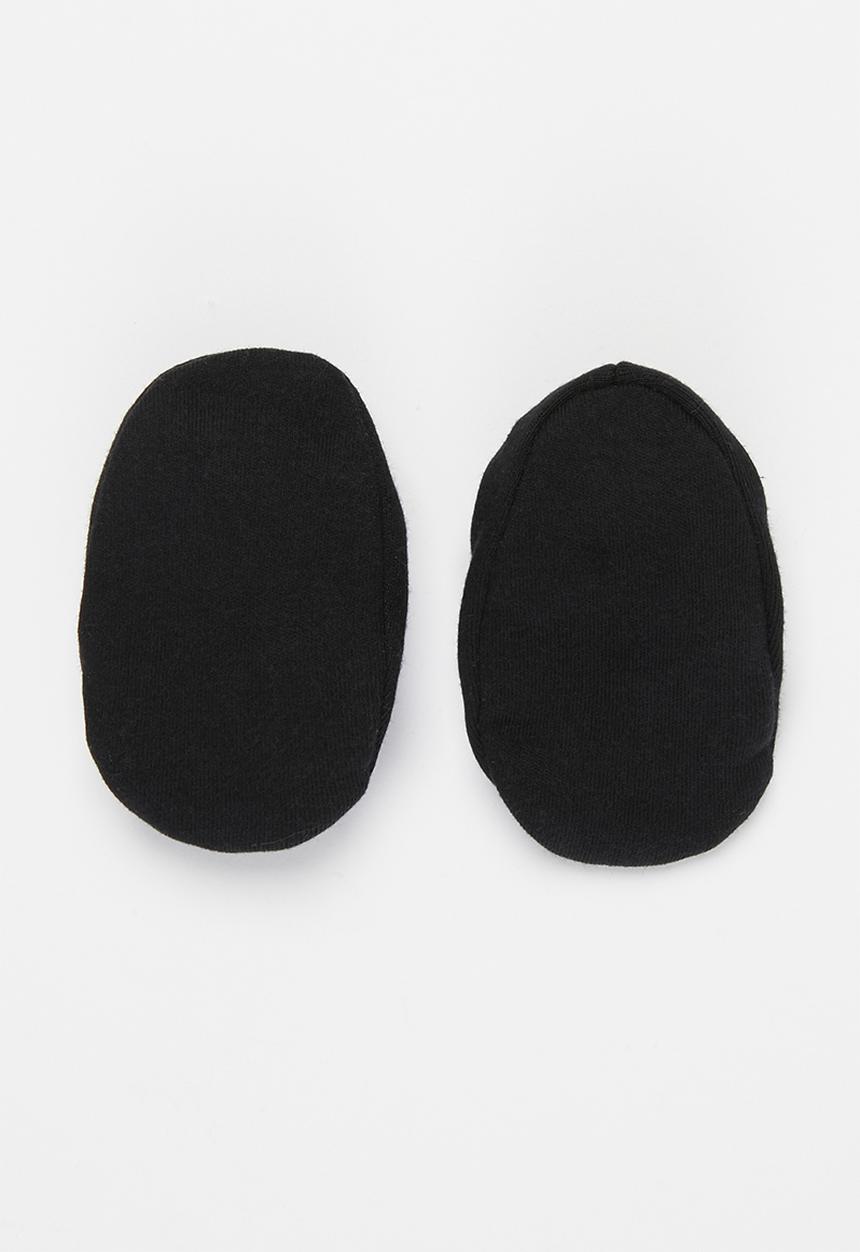 Little Lumps - Shoes - ribbed - black