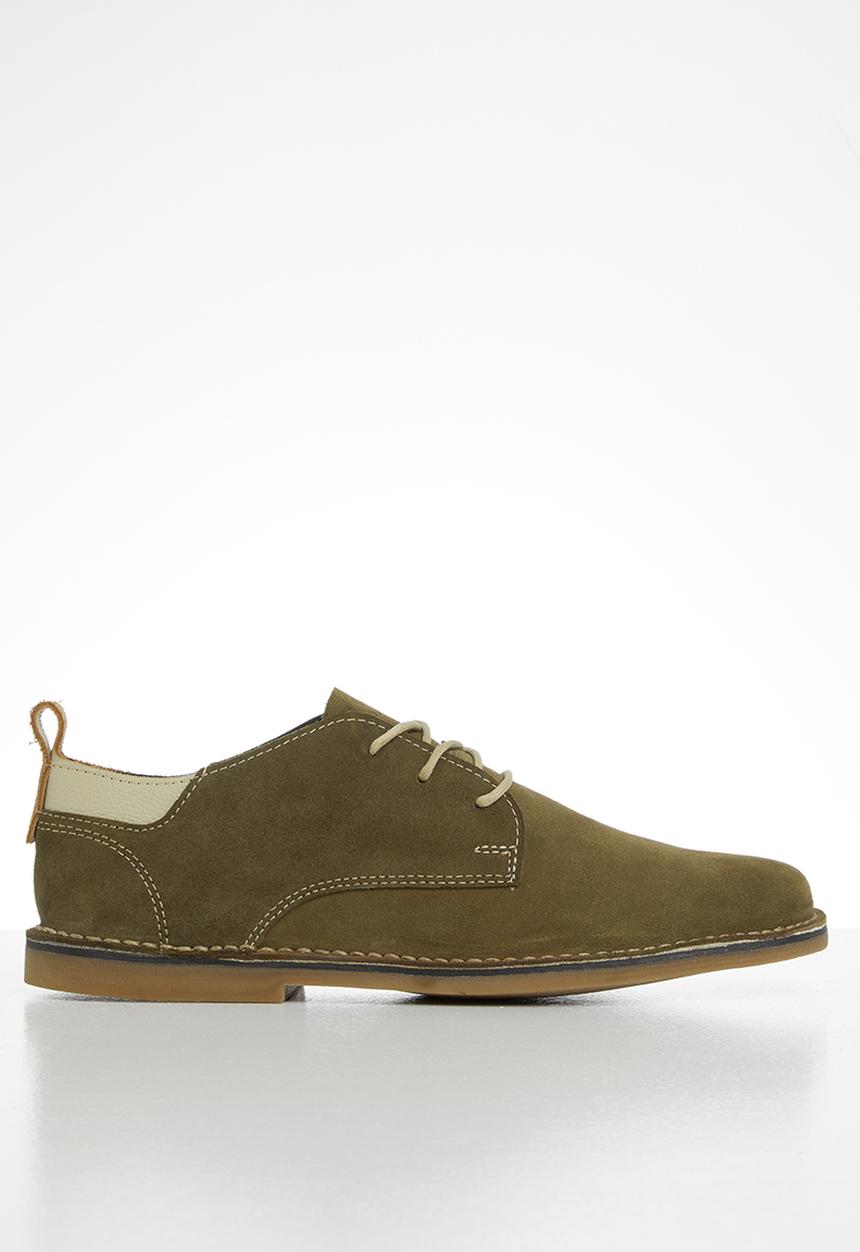 Grasshoppers - Oliver  buck suede - khaki