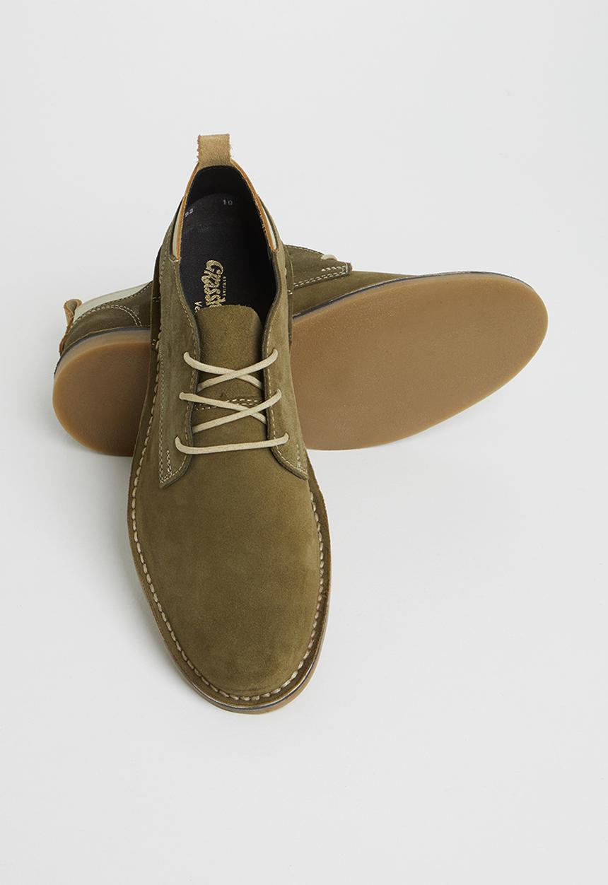 Grasshoppers - Oliver  buck suede - khaki