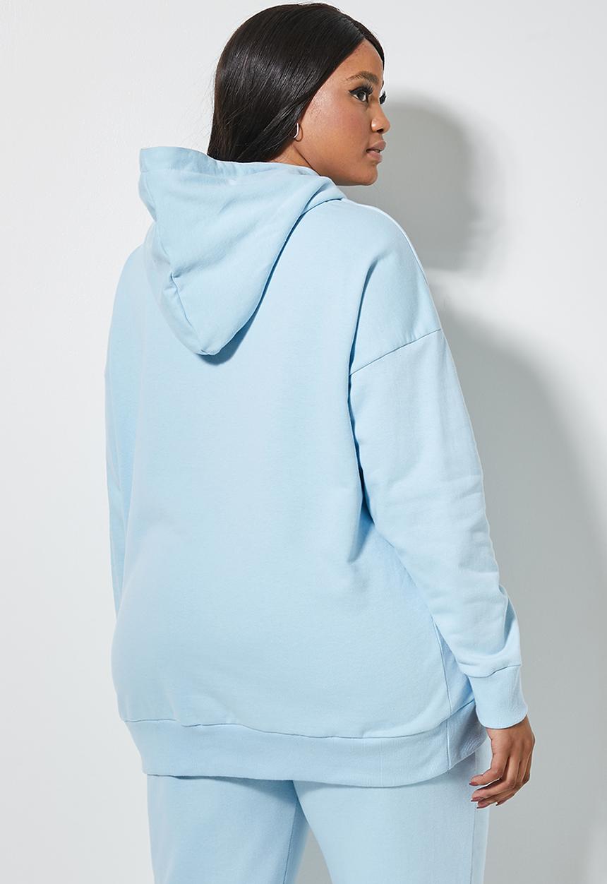 Superbalist - Longline hoodie - blue