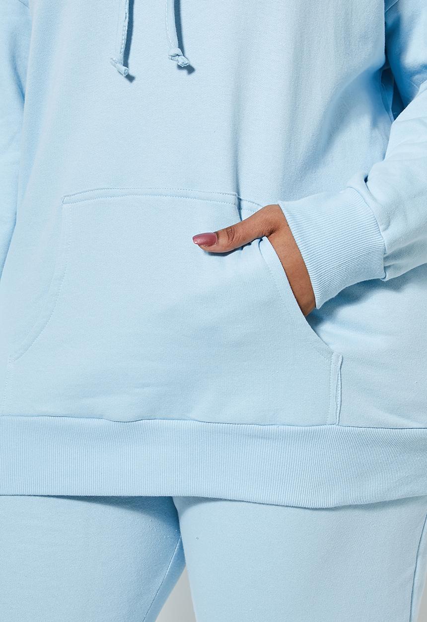Superbalist - Longline hoodie - blue