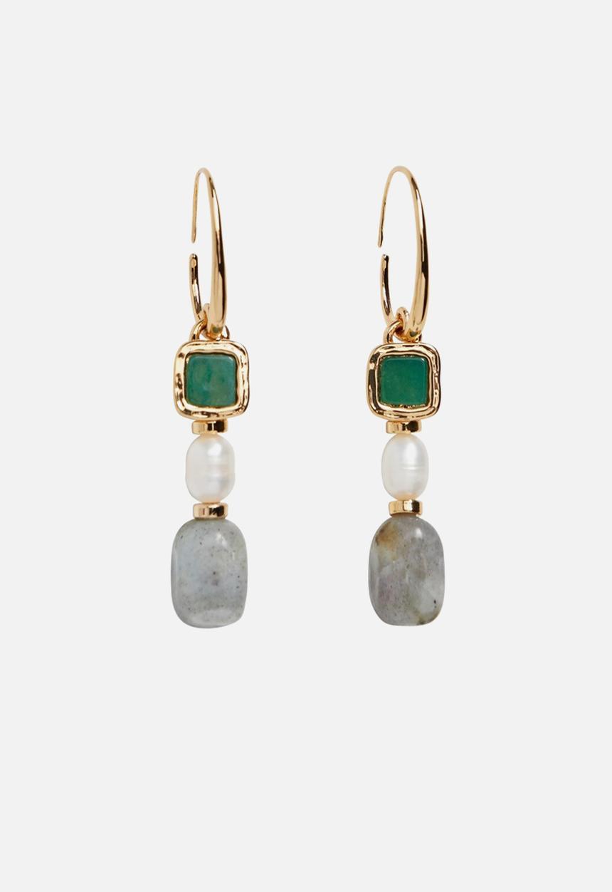 Violeta by Mango - Tiaki earrings - gold