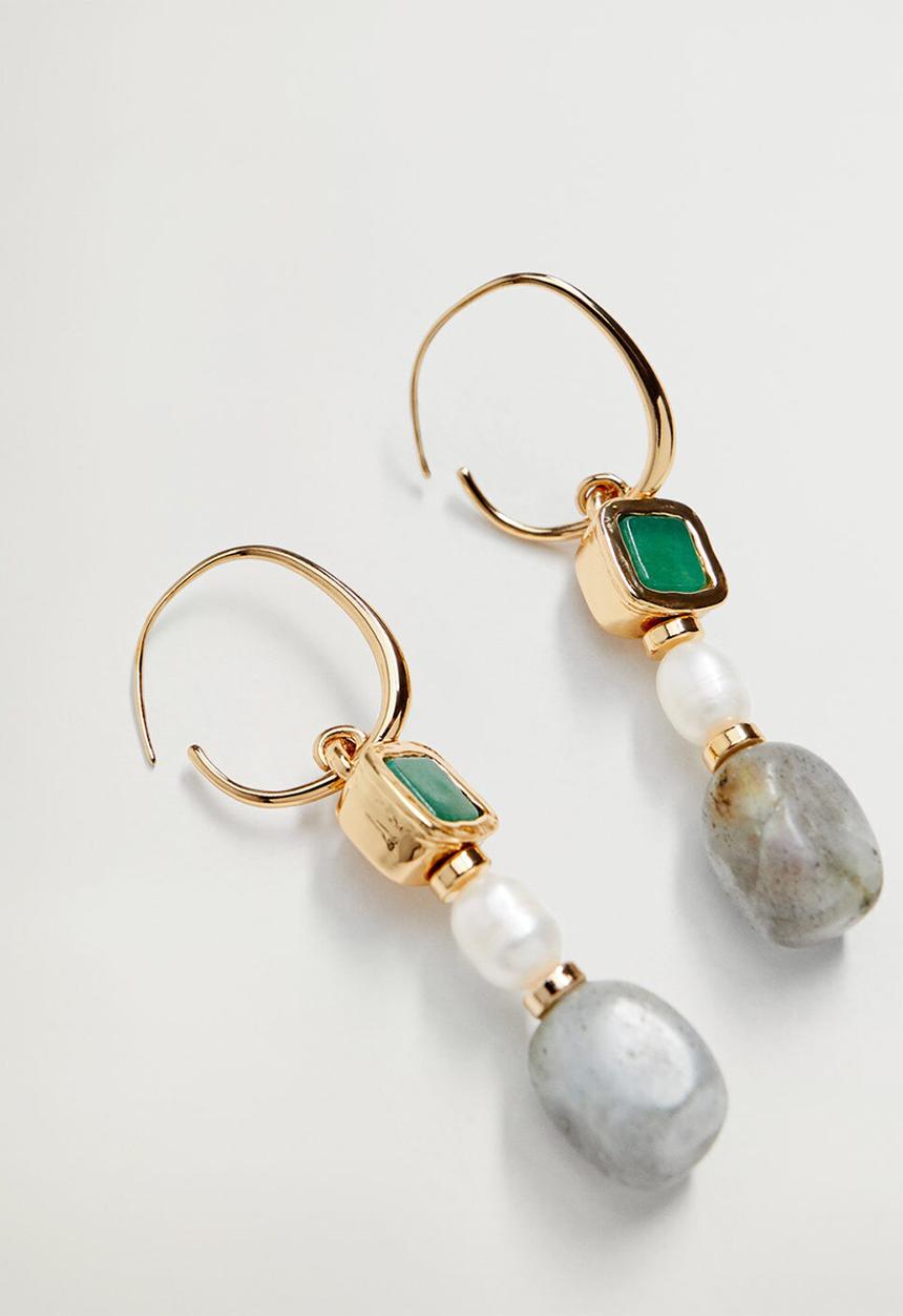 Violeta by Mango - Tiaki earrings - gold