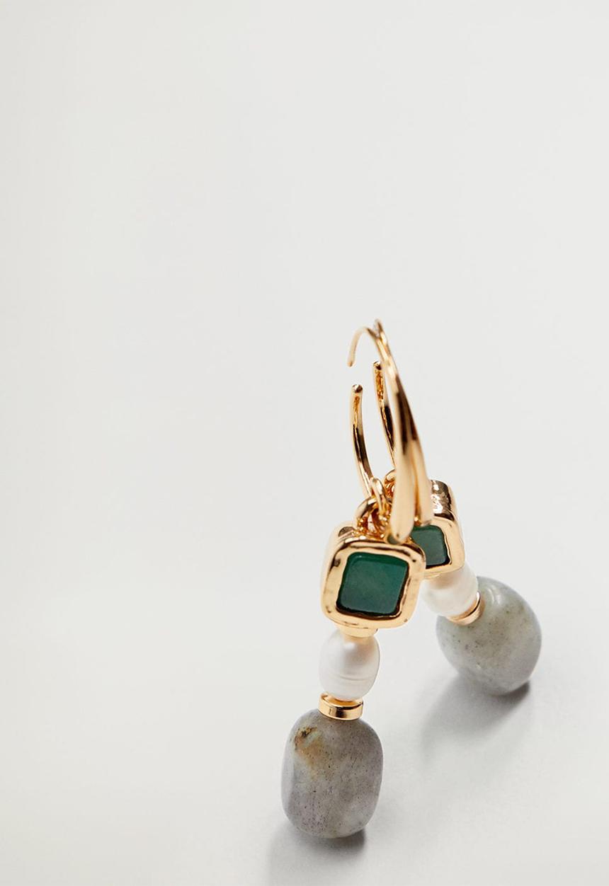 Violeta by Mango - Tiaki earrings - gold