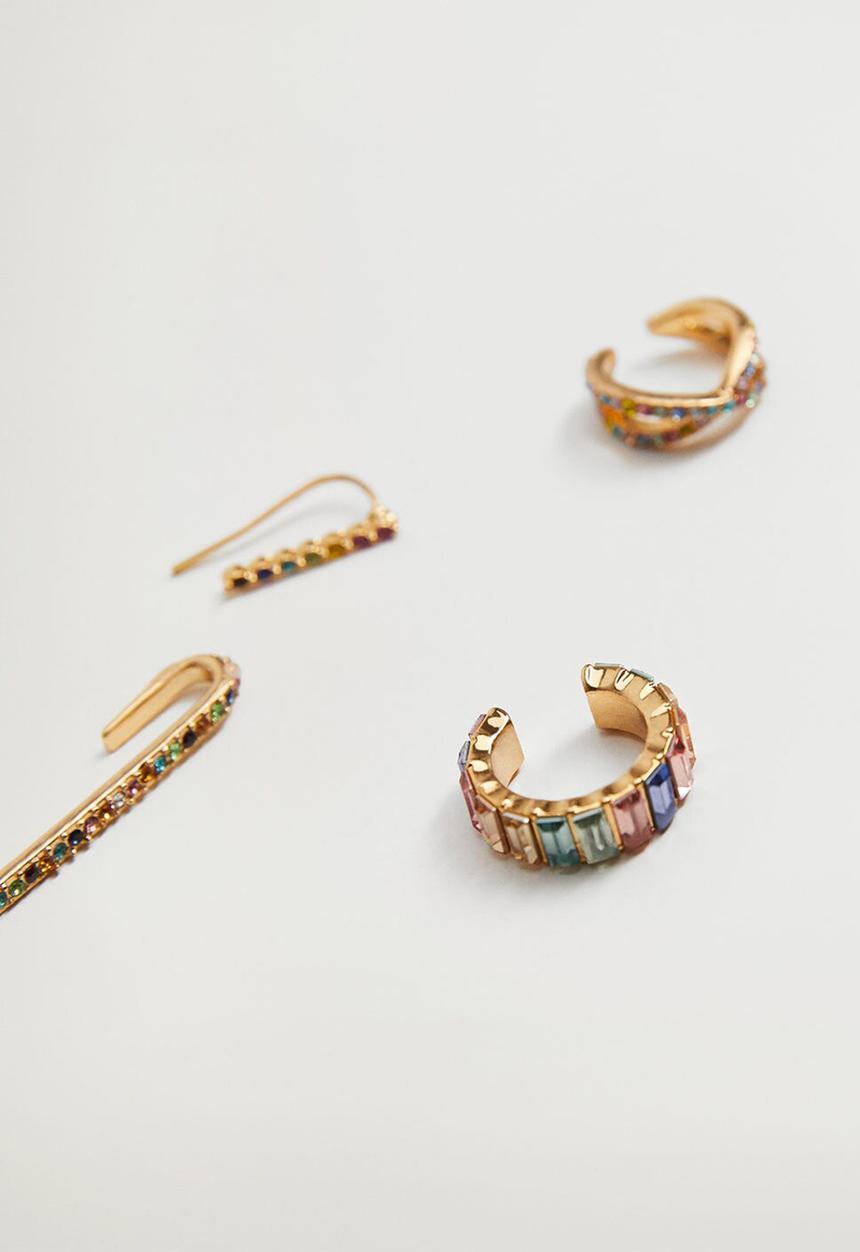 MANGO - Paul earrings - gold
