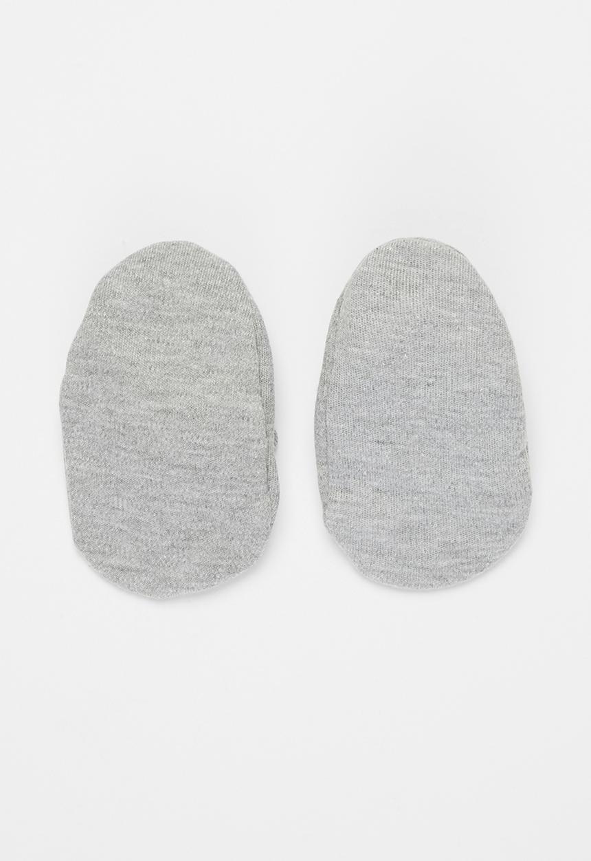 Little Lumps - Shoes ribbed - grey
