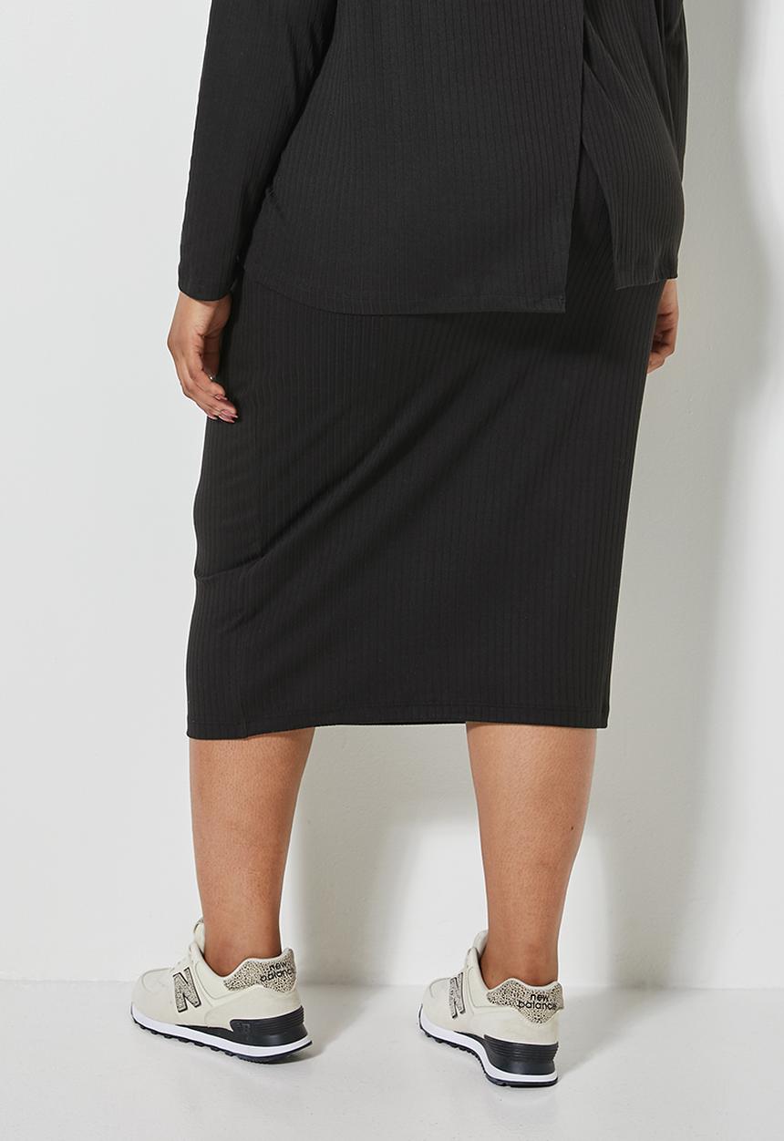 Superbalist - High waist bodycon skirt - black