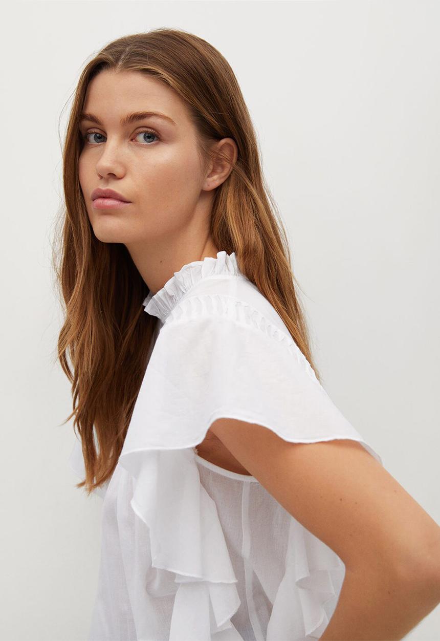 MANGO - Top coliseo - white