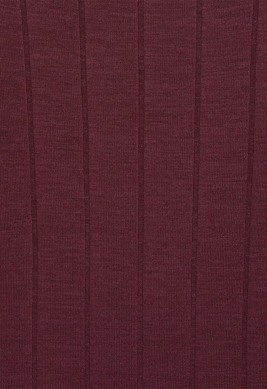 MANGO - T-shirt barca - burgundy