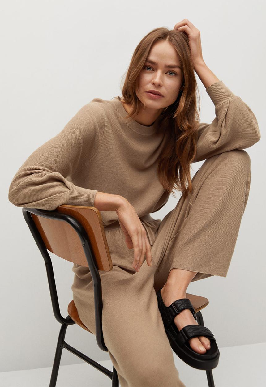 MANGO - Sweater milan - light brown