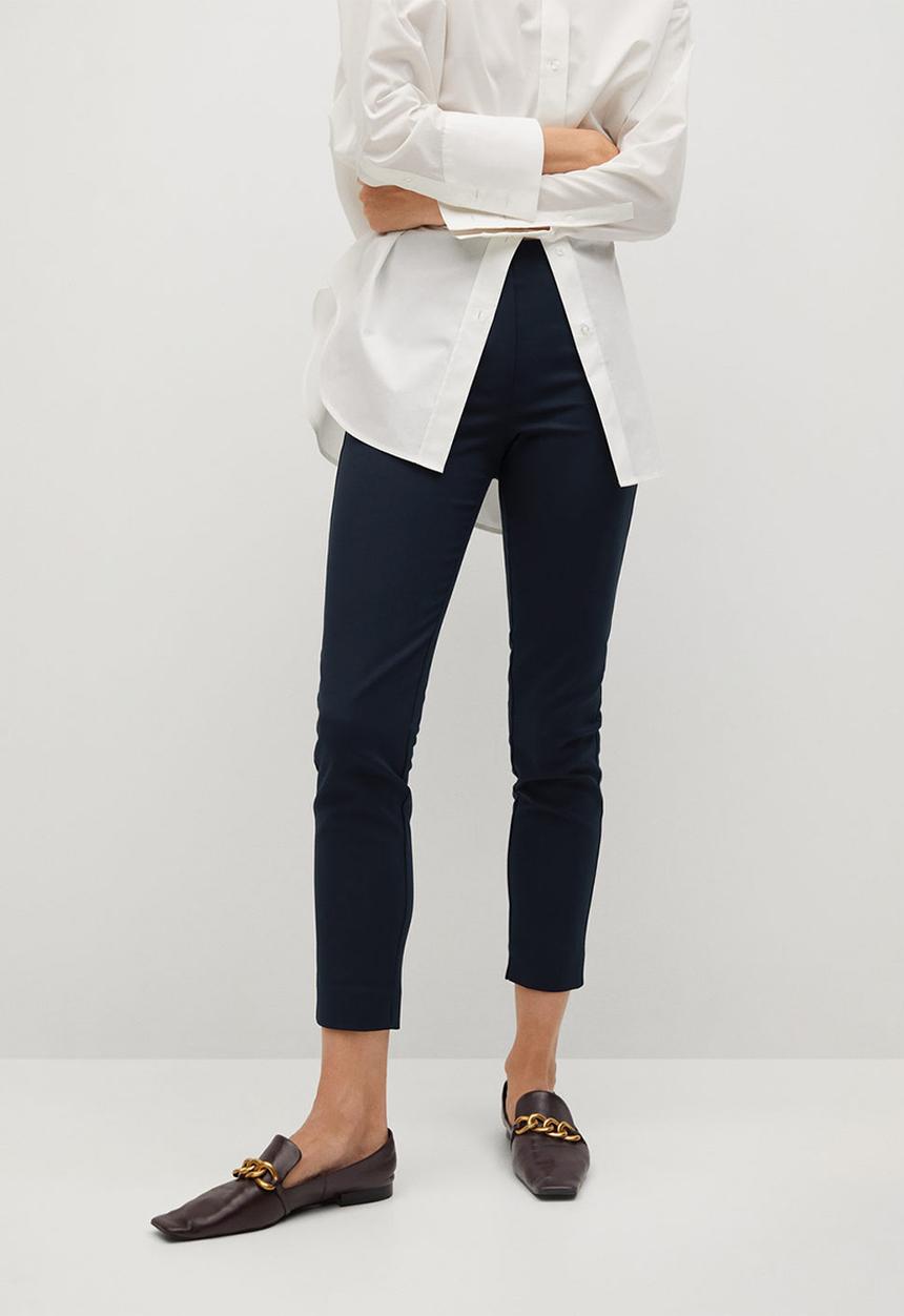 MANGO - Trousers avanti - navy