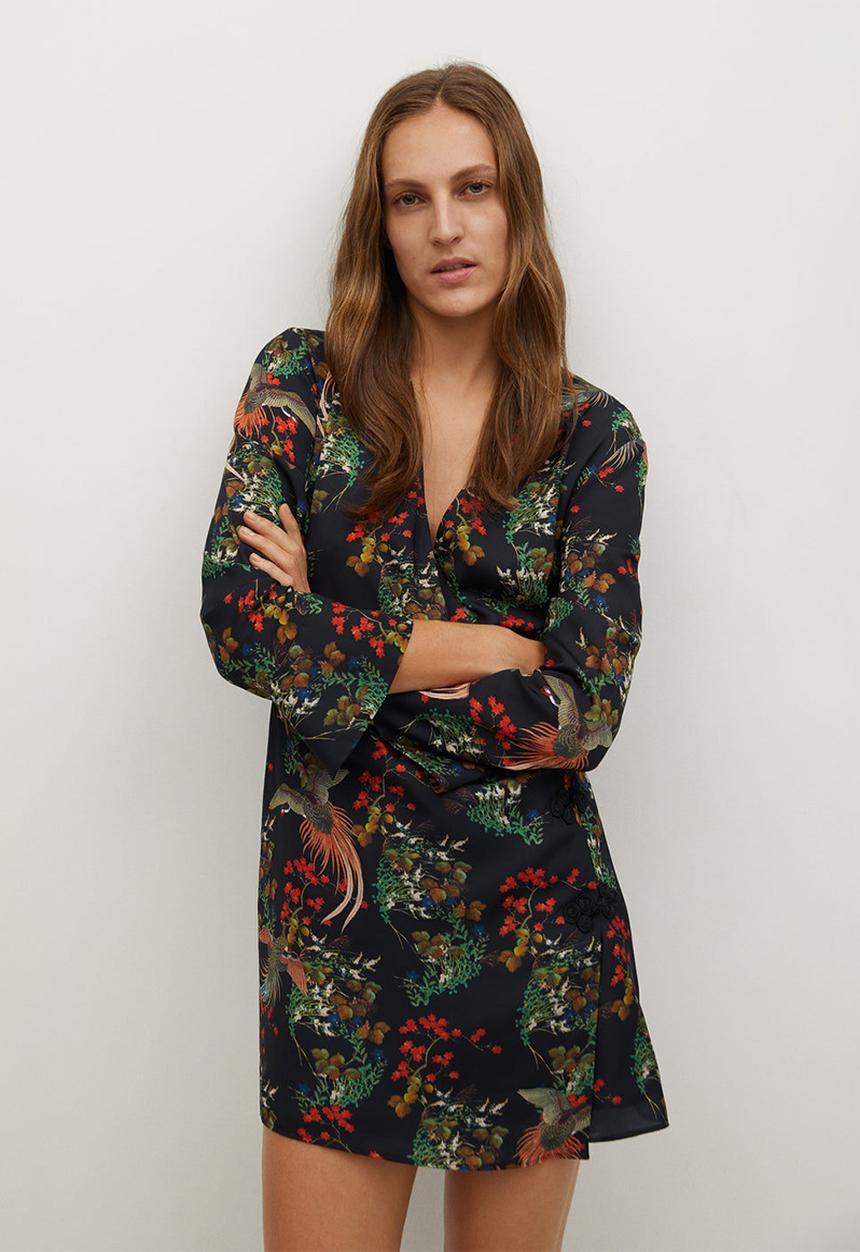 MANGO - Dress tokio - black