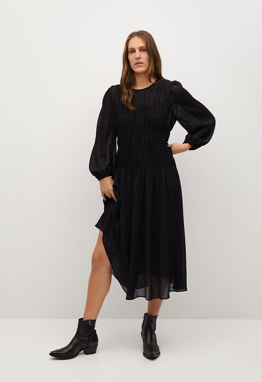 MANGO - Dress tiga - black