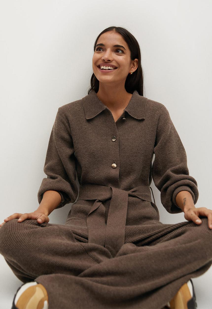 MANGO - One-piece suit - brown
