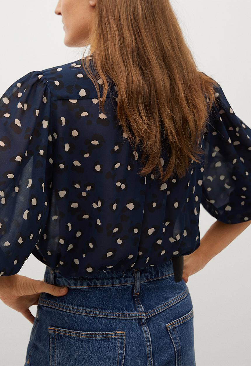 MANGO - Shirt prarie - medium blue