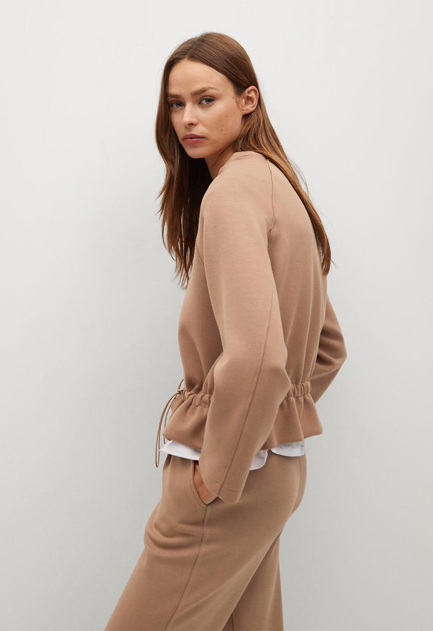 MANGO - Sweatshirt papier - medium brown