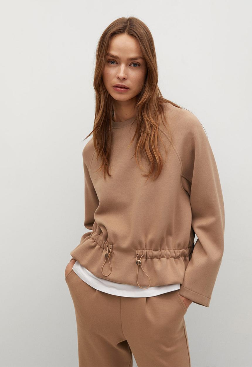 MANGO - Sweatshirt papier - medium brown