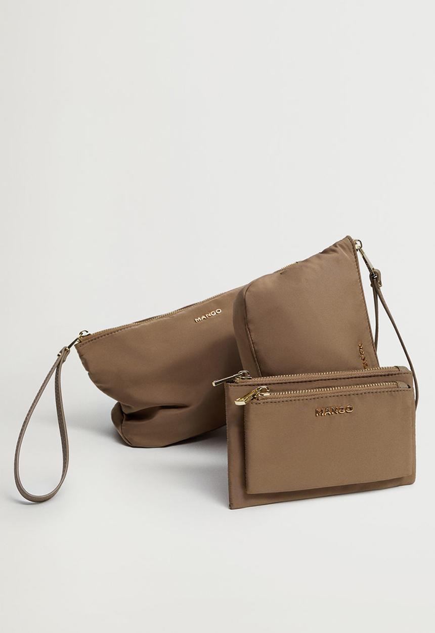 MANGO - Bled purse - light brown
