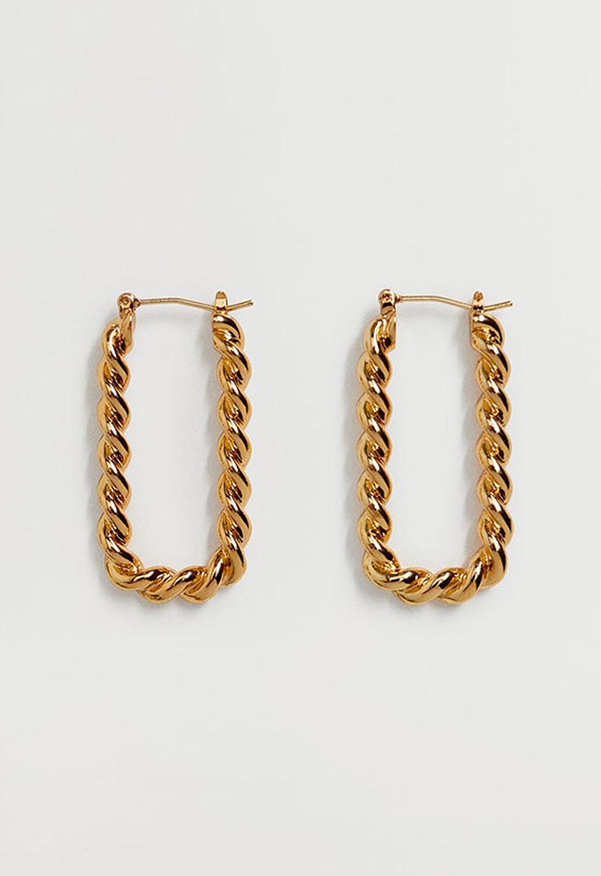 Violeta by Mango - Rigel earrings - gold