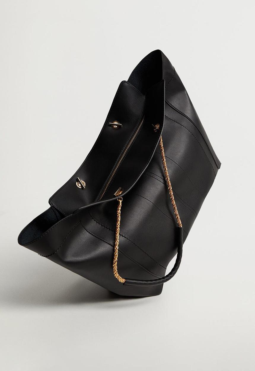 MANGO - Pura bag - black