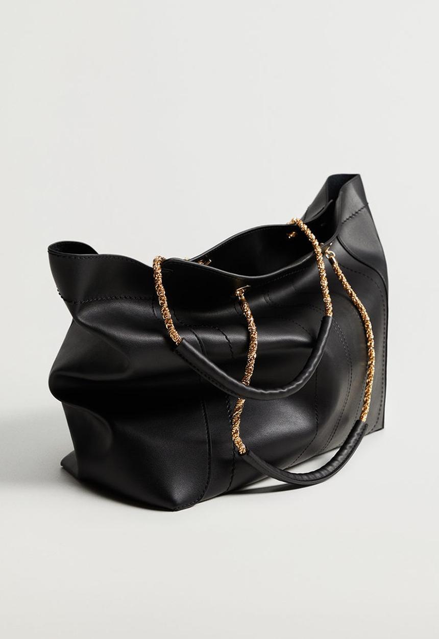 MANGO - Pura bag - black