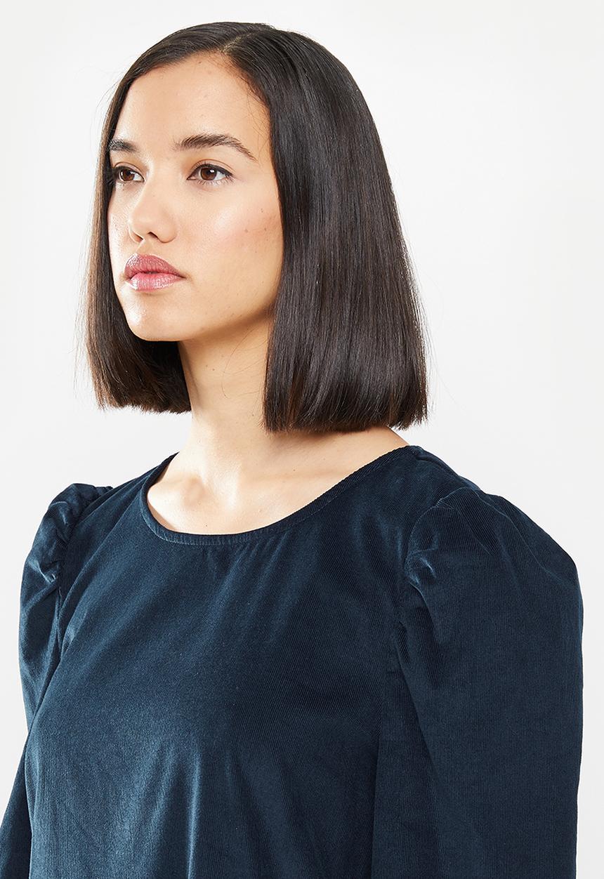 Jacqueline de Yong - Collins corduroy dress - navy 