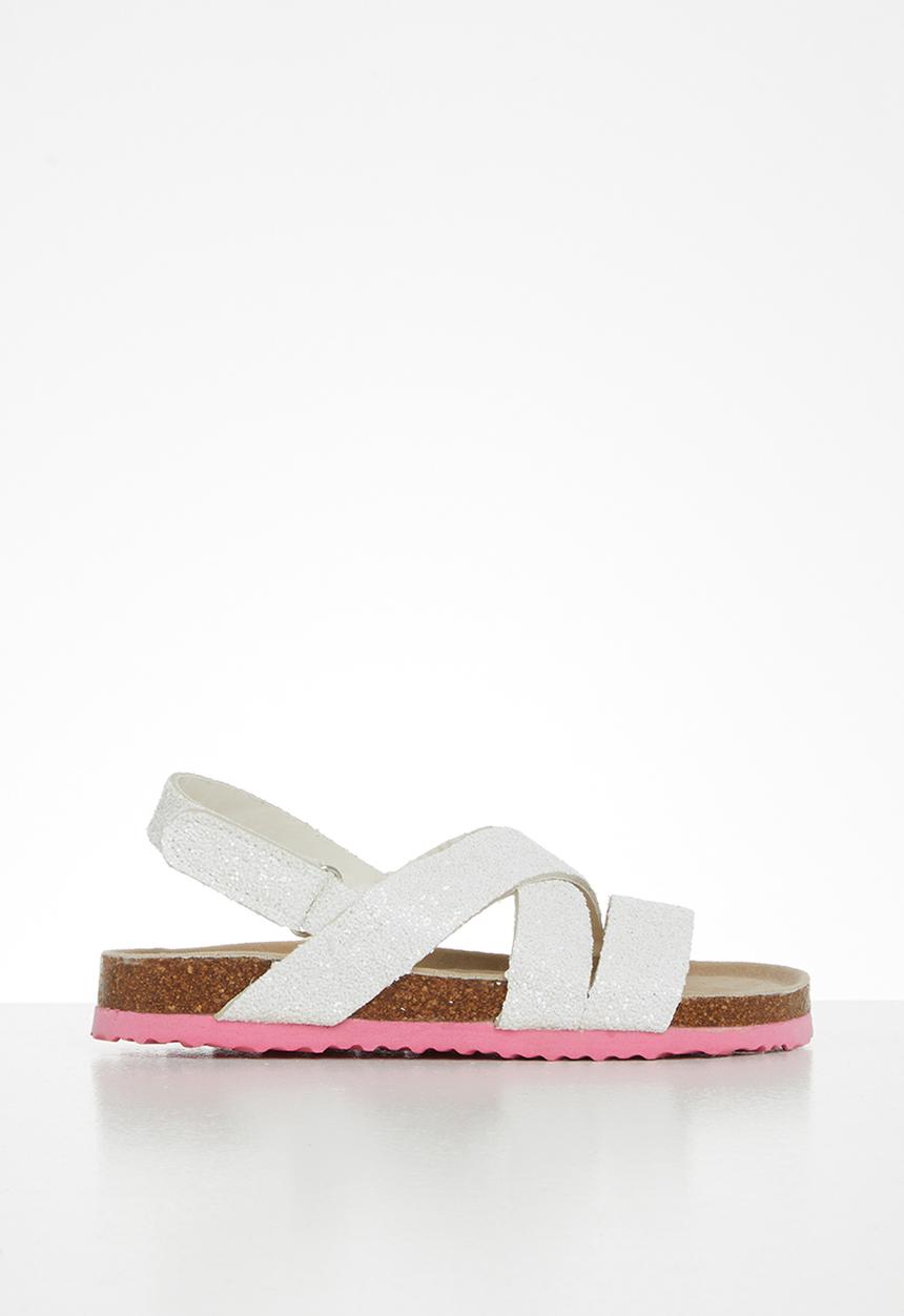 MINOTI - Girls glittery sandal - white
