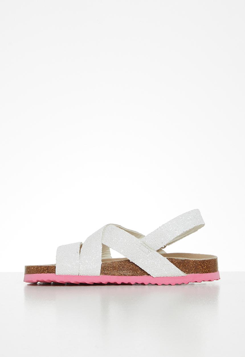 MINOTI - Girls glittery sandal - white
