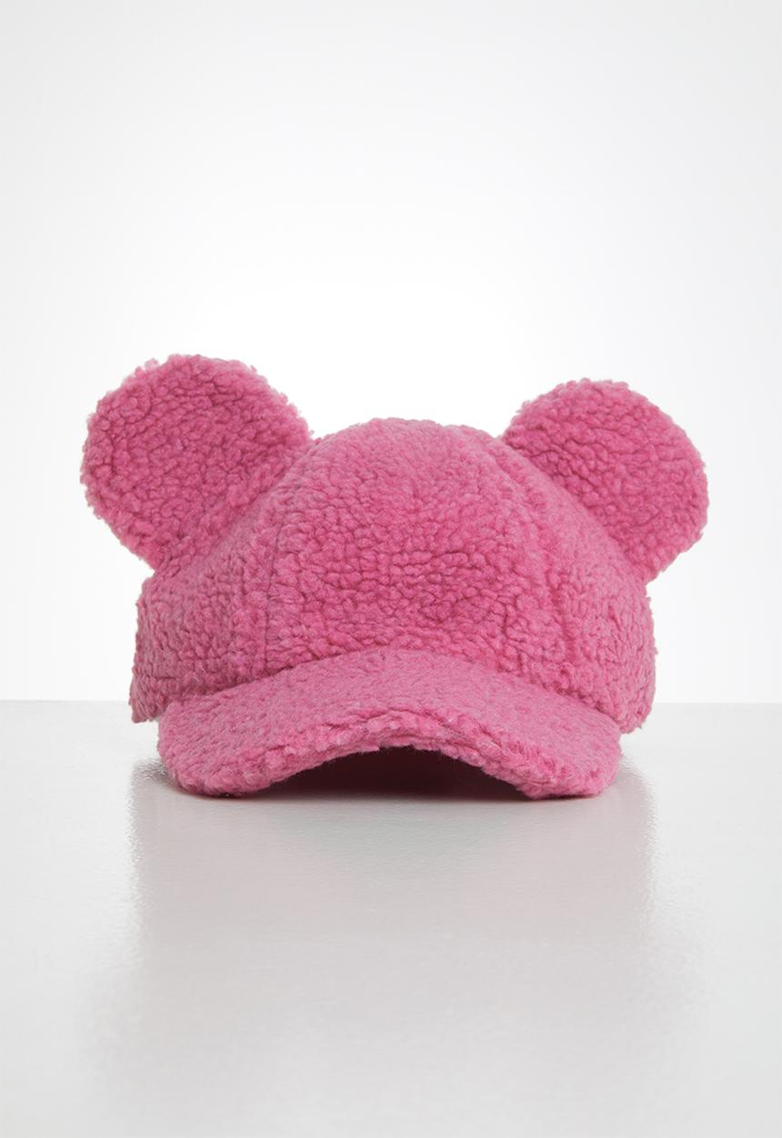 Pop Candy - Girls bear ears cap - pink