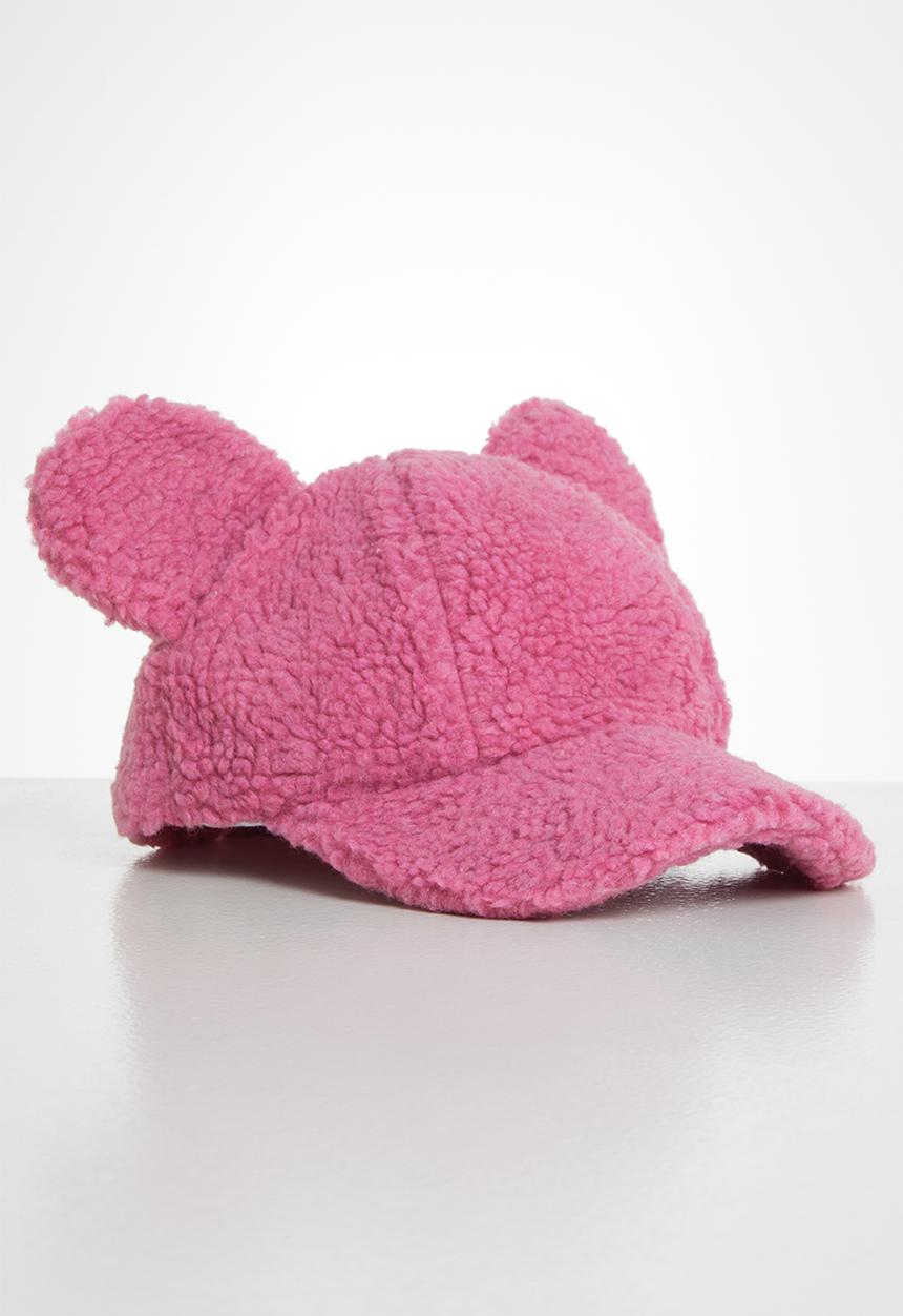 Pop Candy - Girls bear ears cap - pink