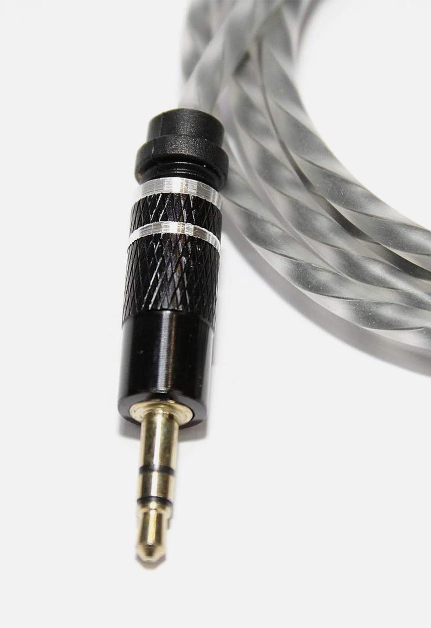Larry's - Glow in the dark aux cable - black