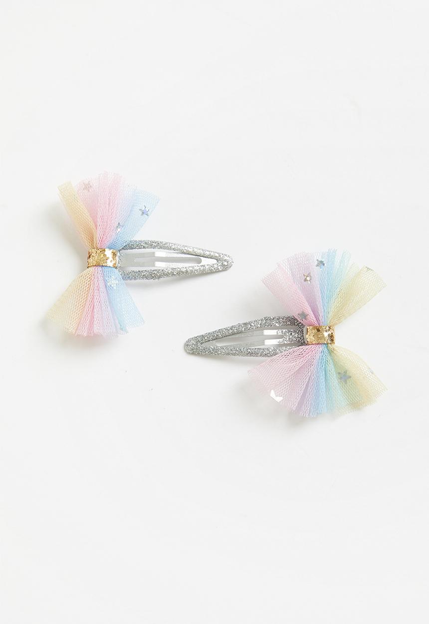 Pop Candy - Girls bow hair clips - multi