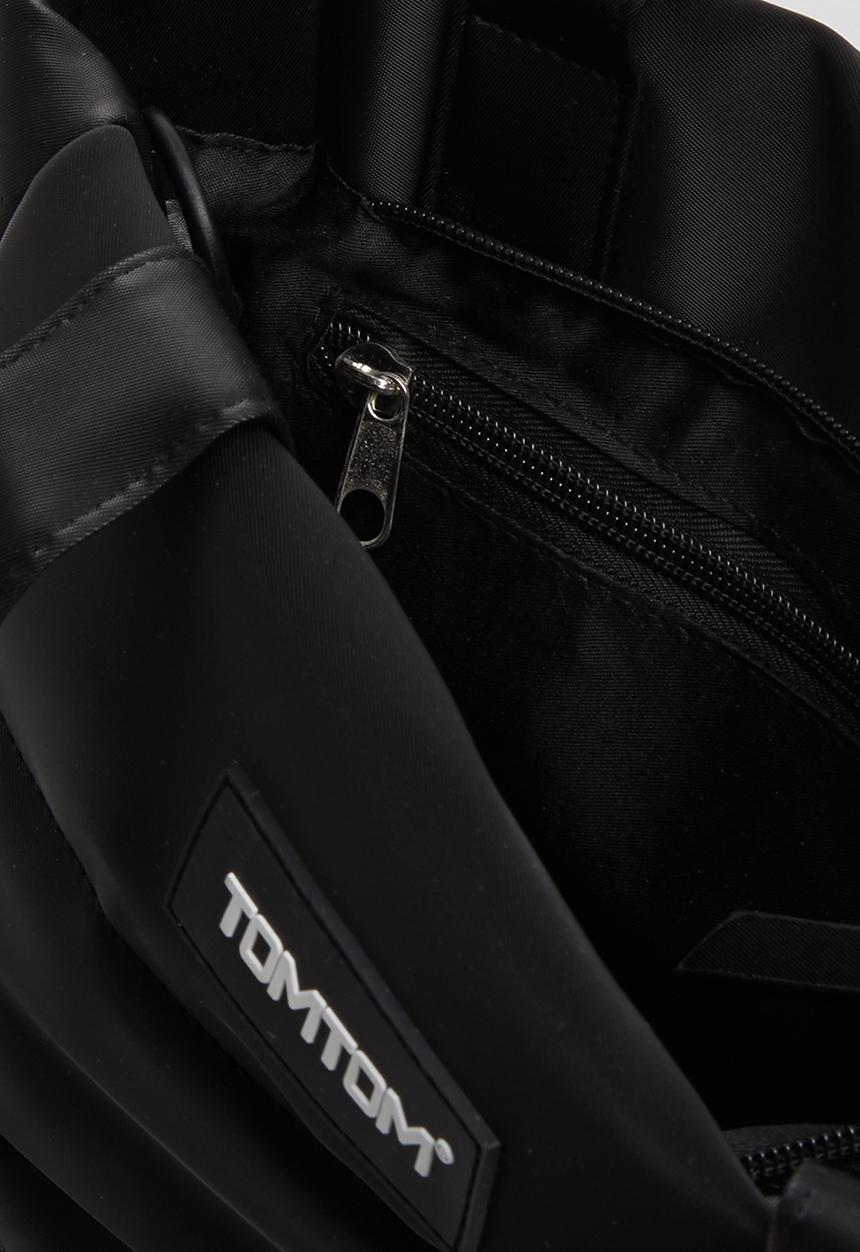 Tom Tom - Quilted tote bag - black