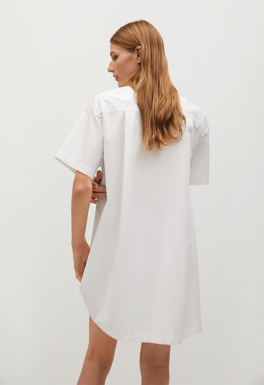 MANGO - Dress mille - white