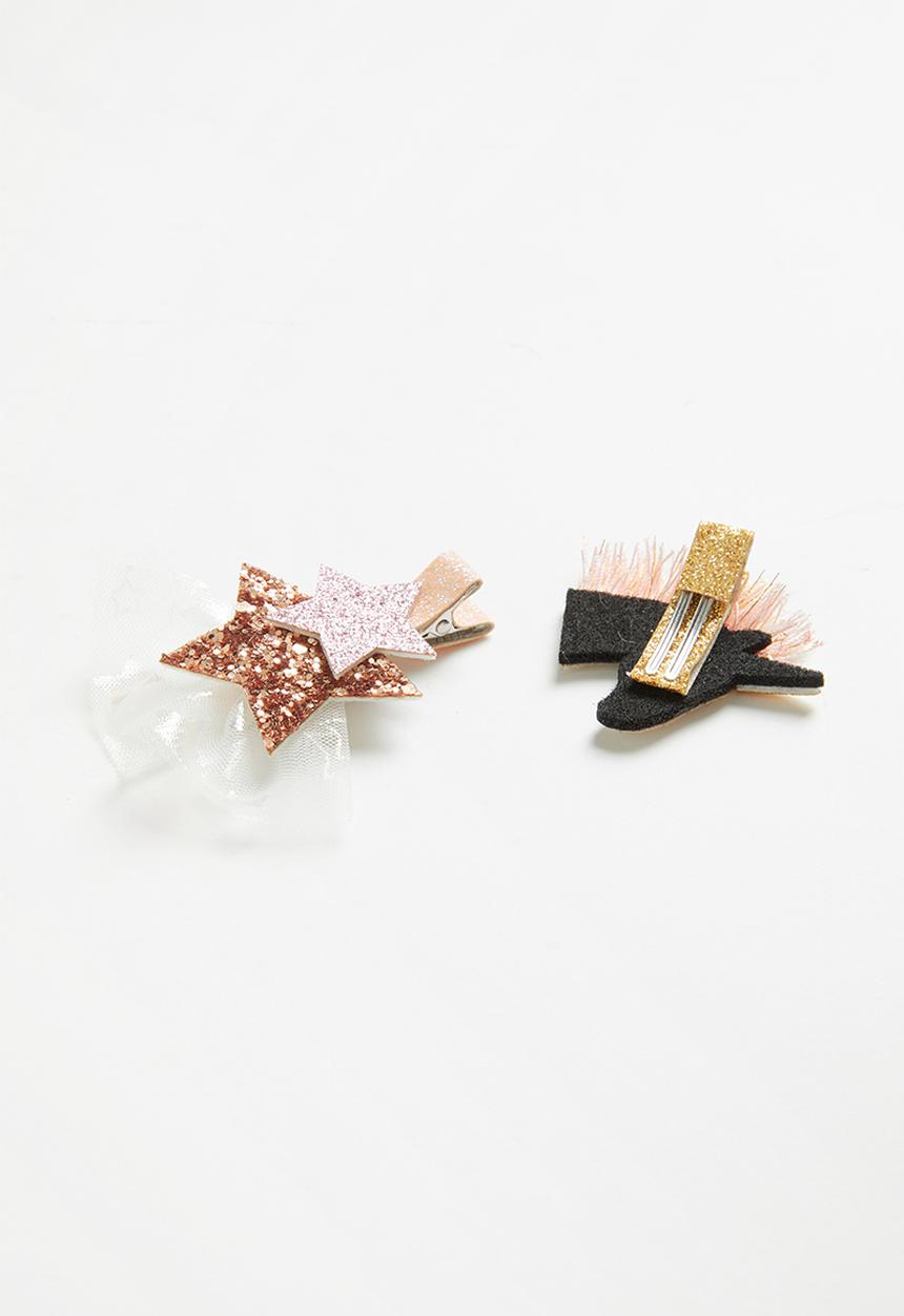 Pop Candy - Unicorn hair clips - multi