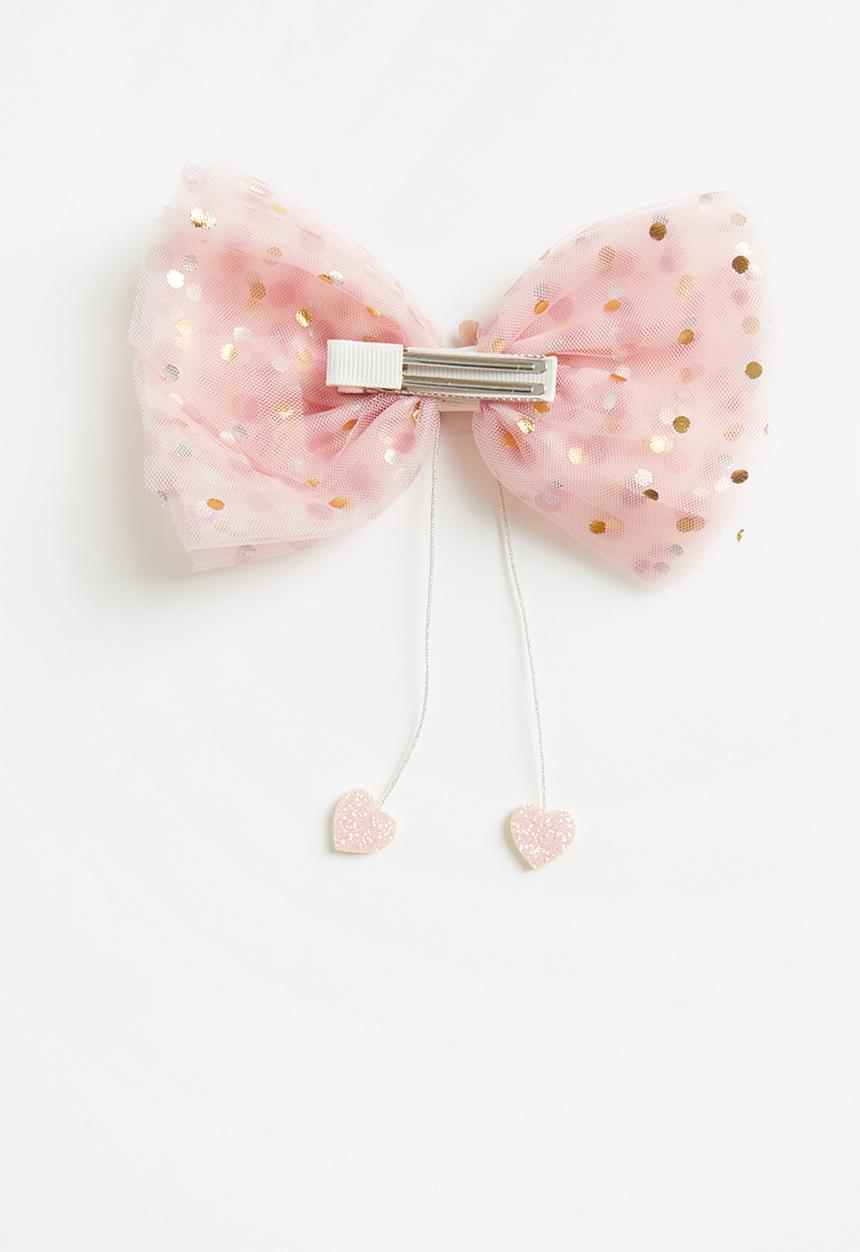Pop Candy - Girls bow hair clip - pink