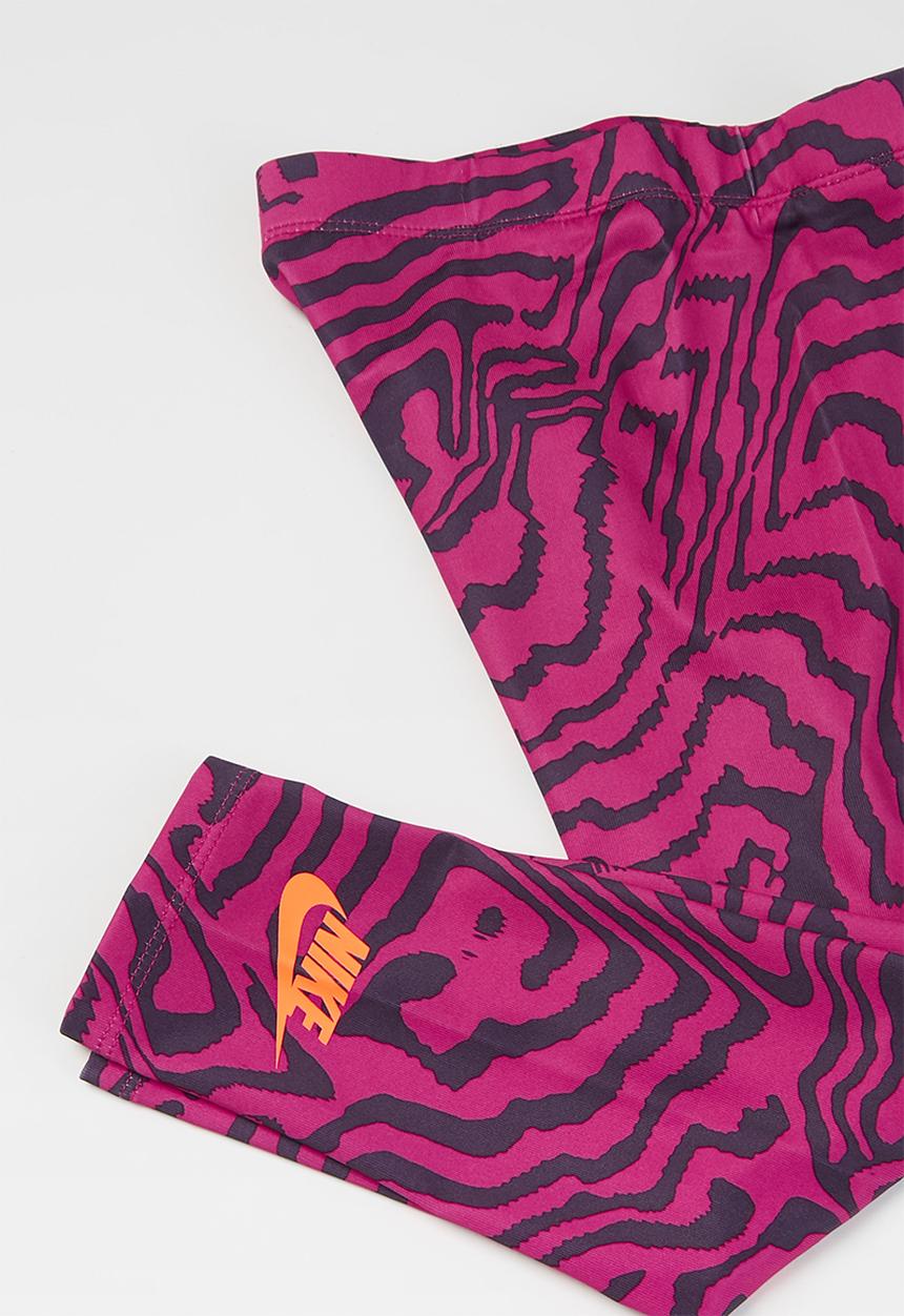 Nike - Nike printed legging set - coral & pink 