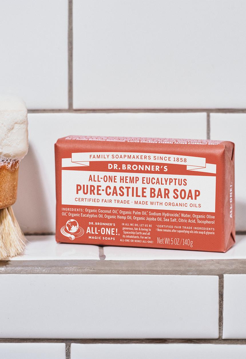 DR. BRONNER'S - Pure-Castile Bar Soap All-One Hemp Eucalyptus