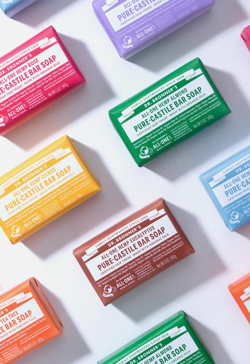 DR. BRONNER'S - Pure-Castile Bar Soap All-One Hemp Eucalyptus