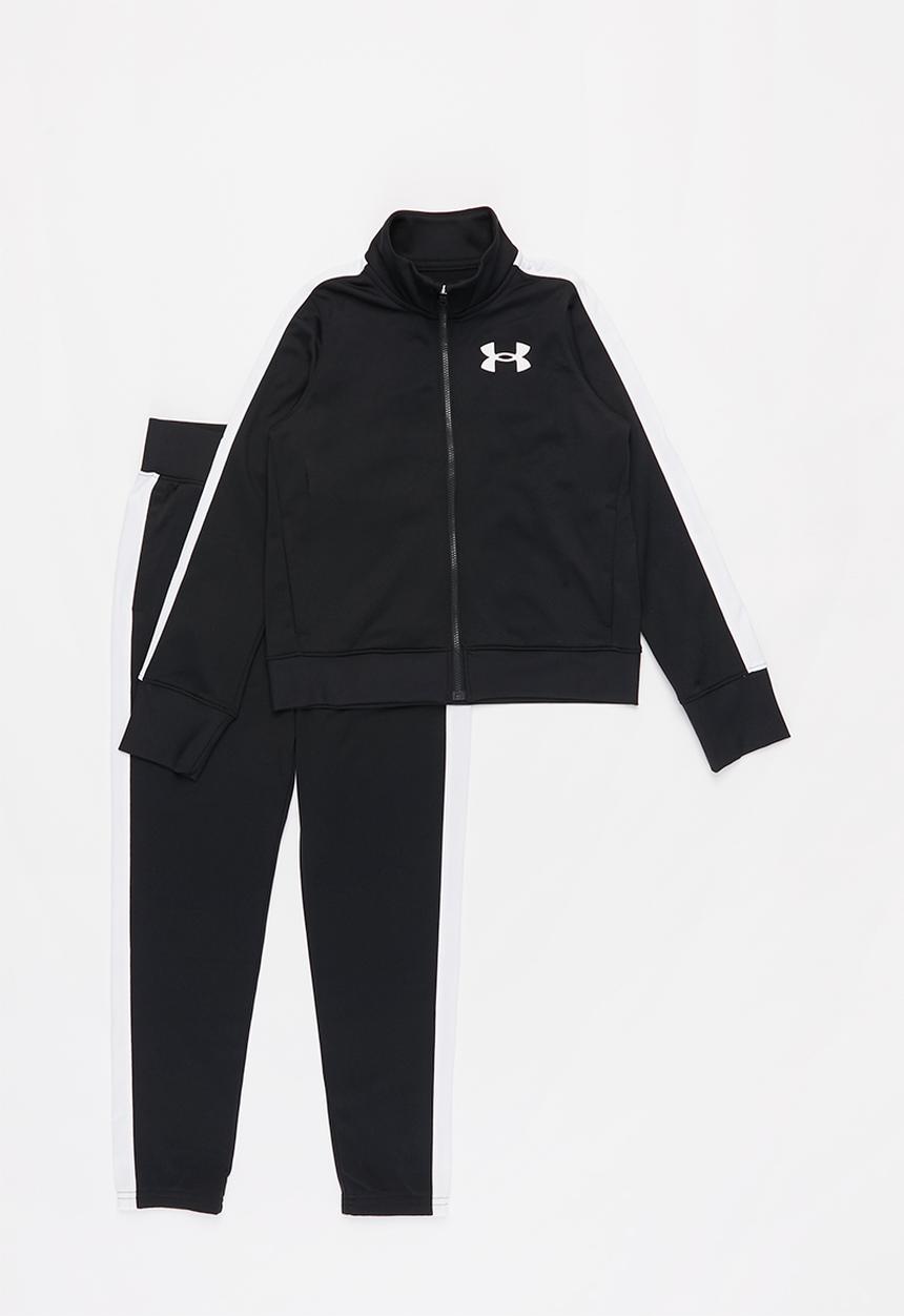 Under Armour - Em knit track suit - black & white 