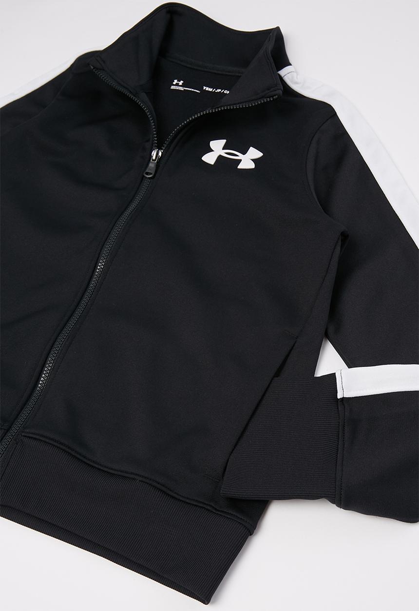 Under Armour - Em knit track suit - black & white 