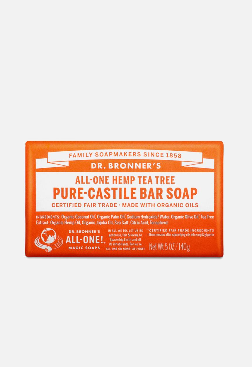 DR. BRONNER'S - Pure-Castile Bar Soap All-One Hemp Tea Tree