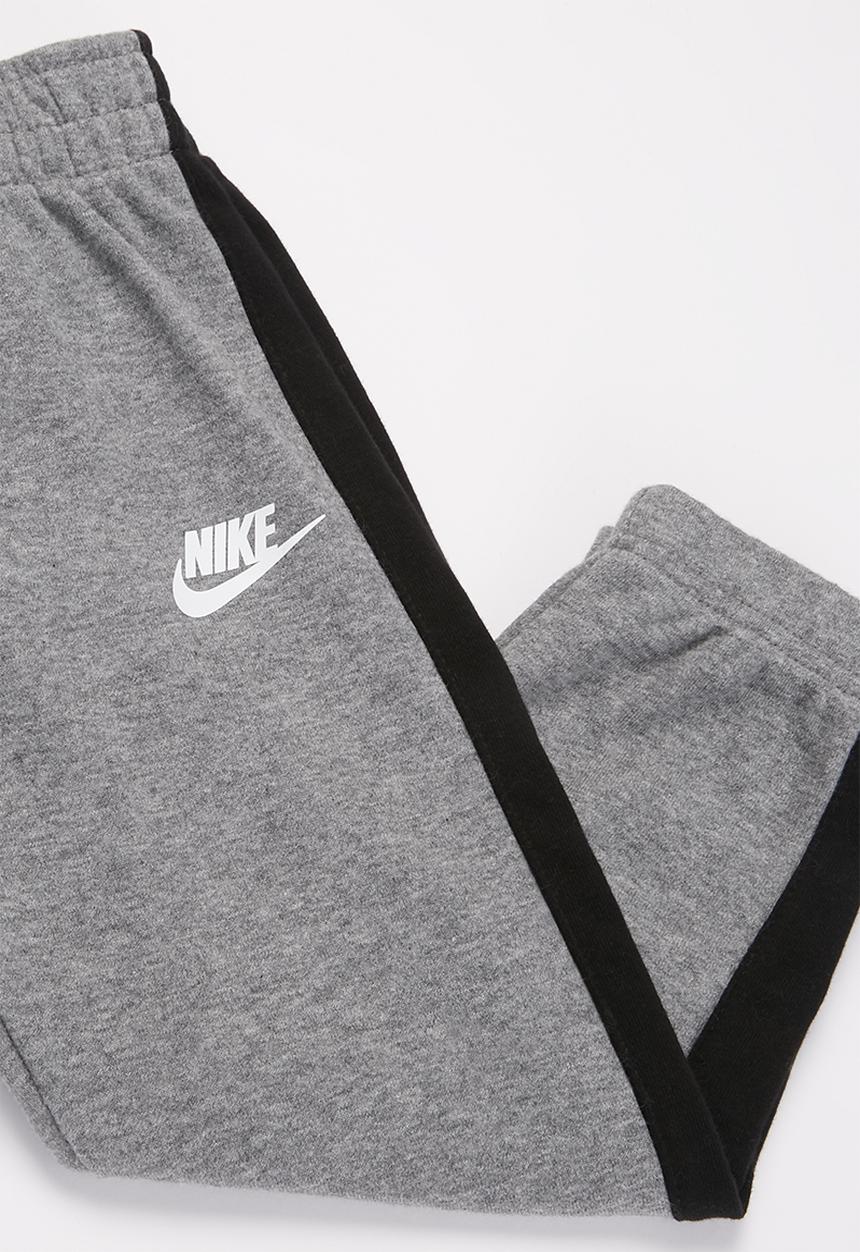 Nike - Nike colour block crew set - black & grey 