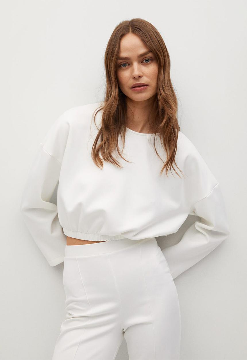 MANGO - Sweatshirt noa - white