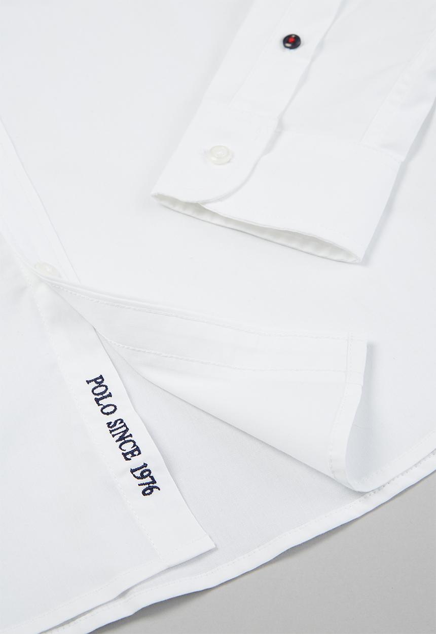 POLO - Boys nicholas long sleeve shirt - white