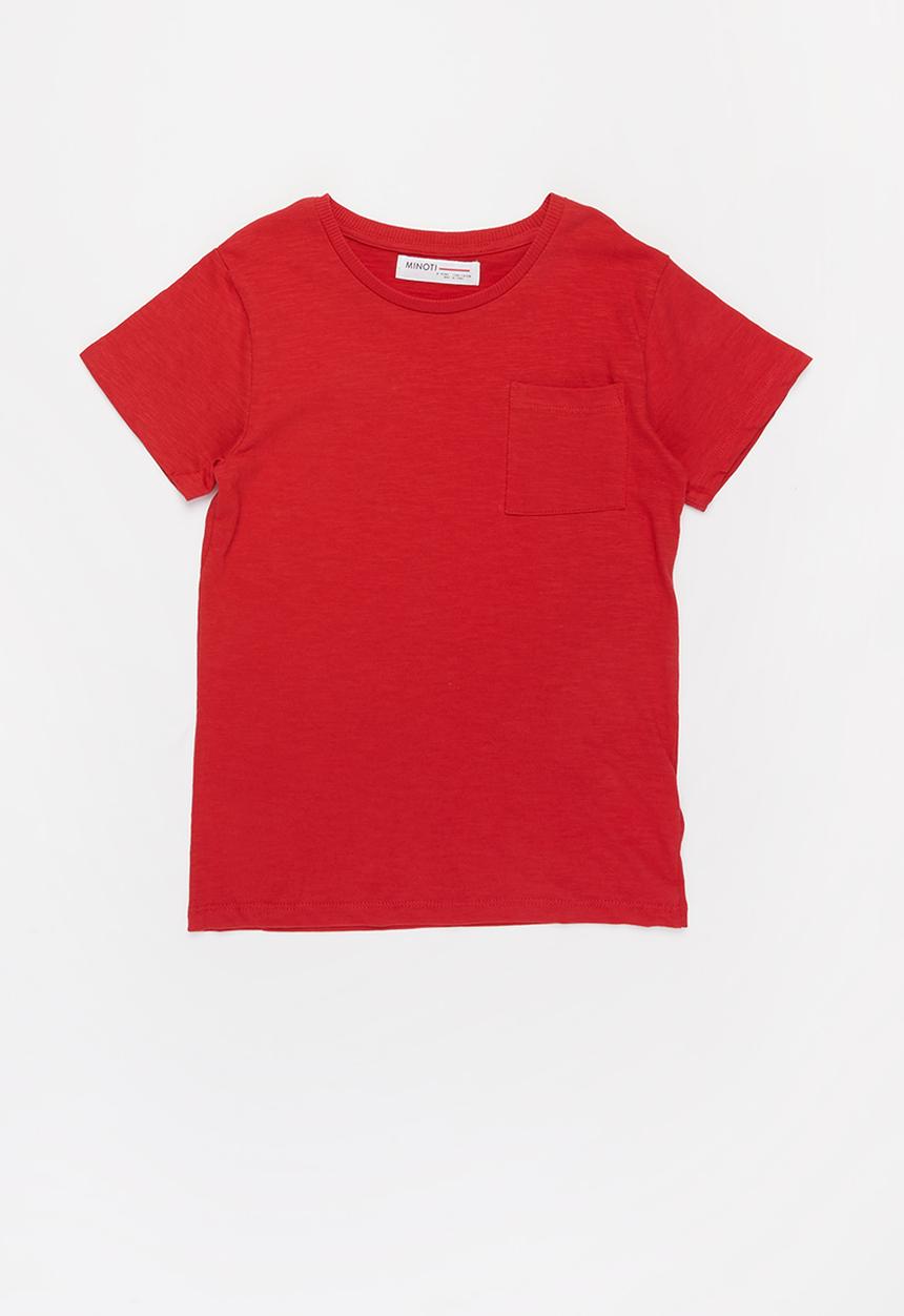 MINOTI - Slub T-shirt - red