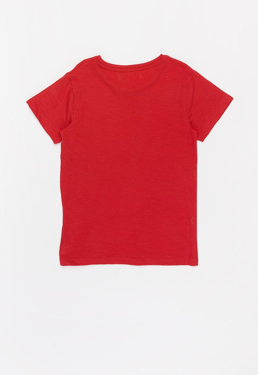 MINOTI - Slub T-shirt - red